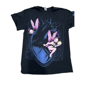 Melanie Martinez Portals Heart Fairy TShirt Small Crew Black Whimsy Goth Grunge
